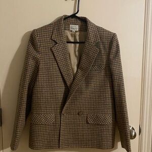 Vintage Handmacher women’s houndstooth blazer, size 8